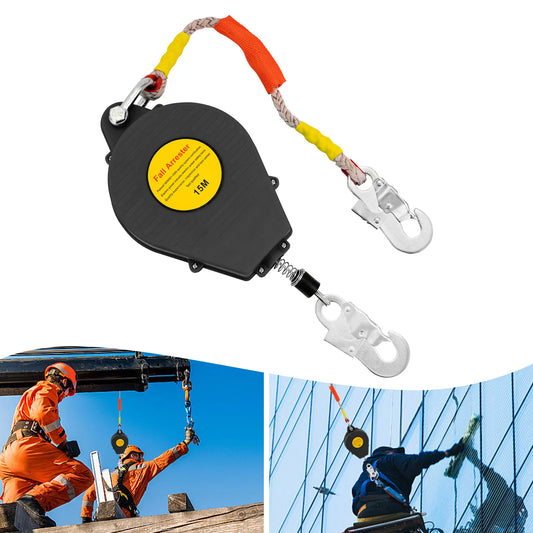 Self Retracting Lifeline Anti Ratchet Dual Disc Braking - Safety First Gear 25