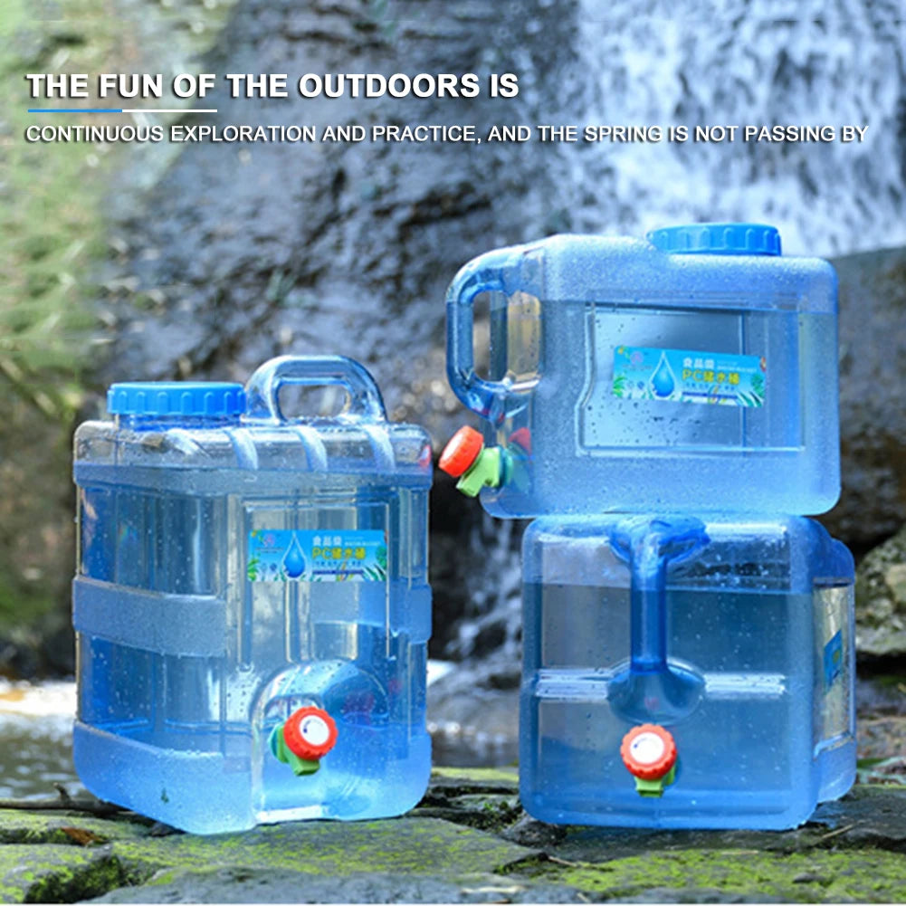 APWIKOGER Camping Water Container With Detachable Faucet - Safety First Gear 25