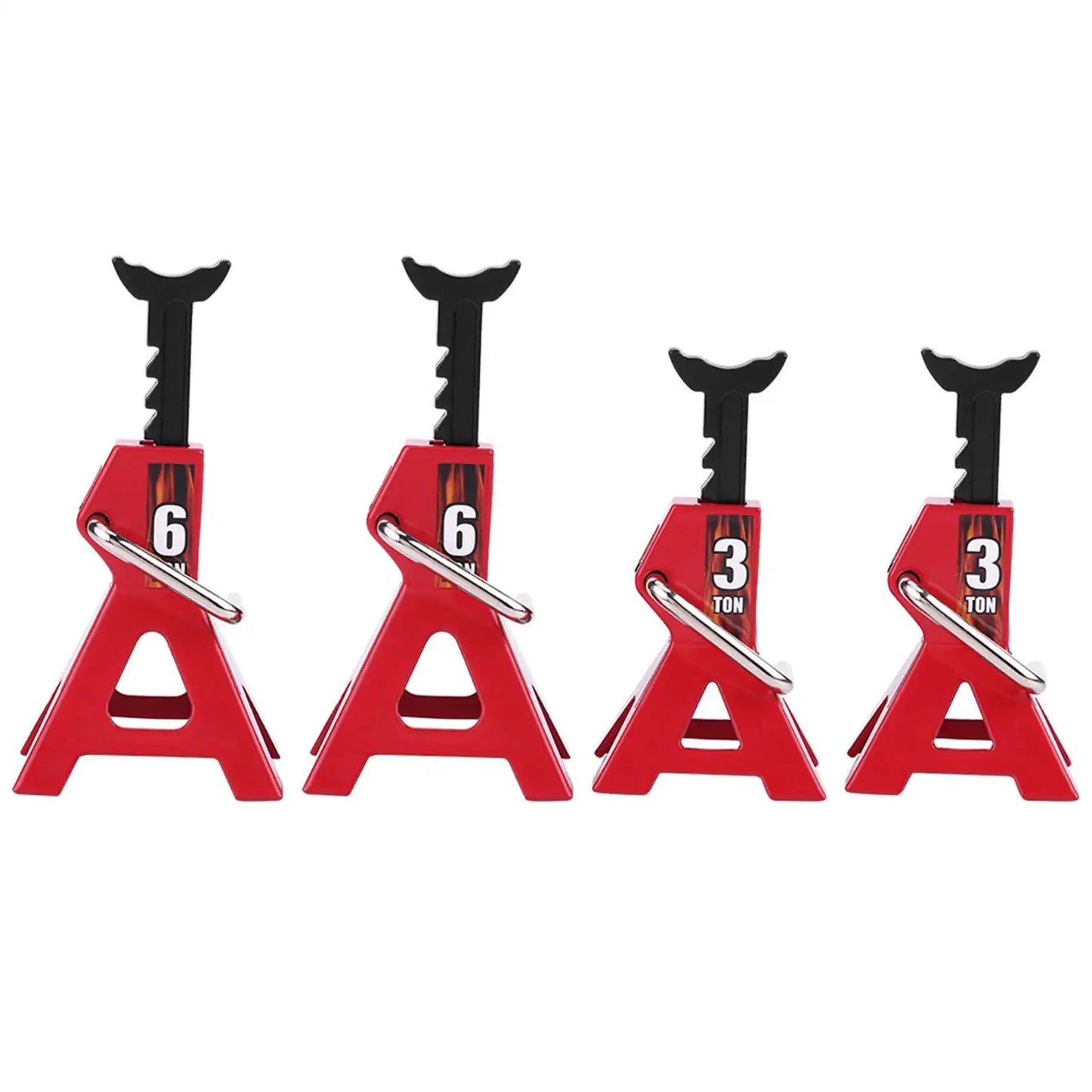 WALFRONT Metal RC Jack Stands for D90 Axial Wraith SCX10
