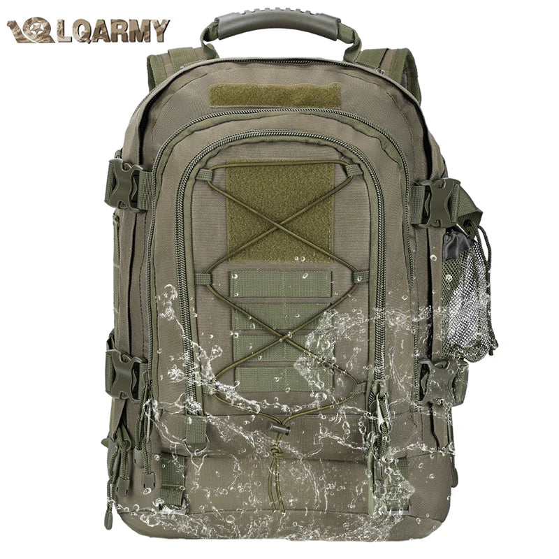 LQARMY Tactical Backpack Molle Assault Pack For Travel - Safety First Gear 25