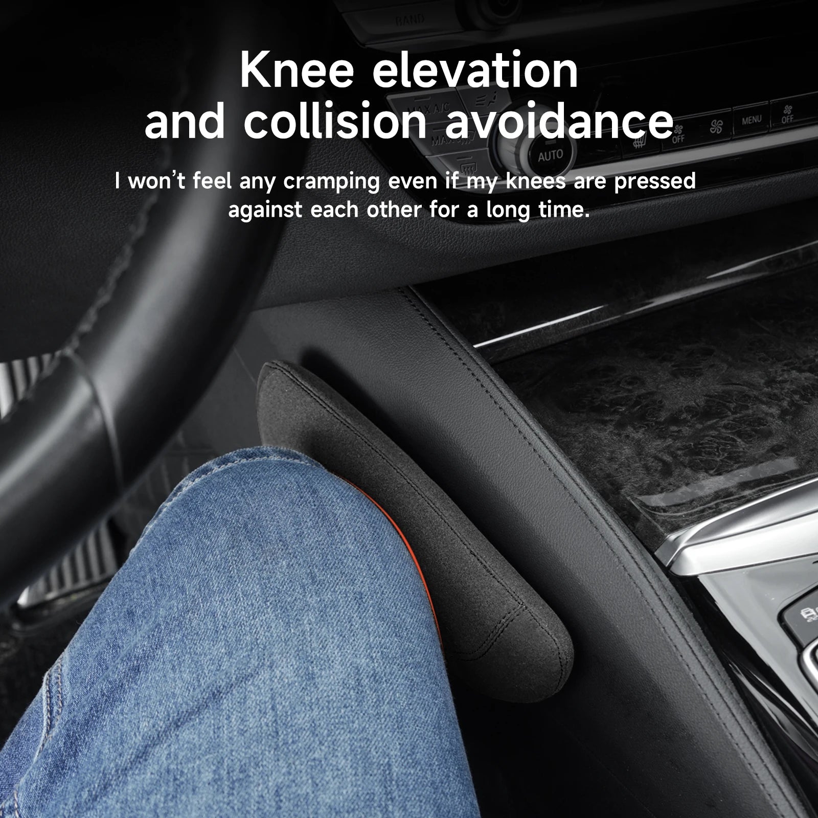 Universal Car Leg Cushion and Knee Pad Support for Comfort - Safety First Gear 25