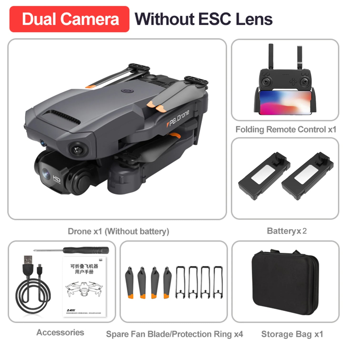 4K Camera RC Drone with Obstacle Avoidance and Gesture Control - Safety First Gear 25