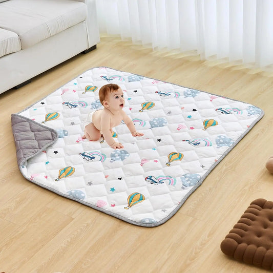 Soft Non-Slip Baby Play Mat for Crawling and Tummy Time - Safety First Gear 25