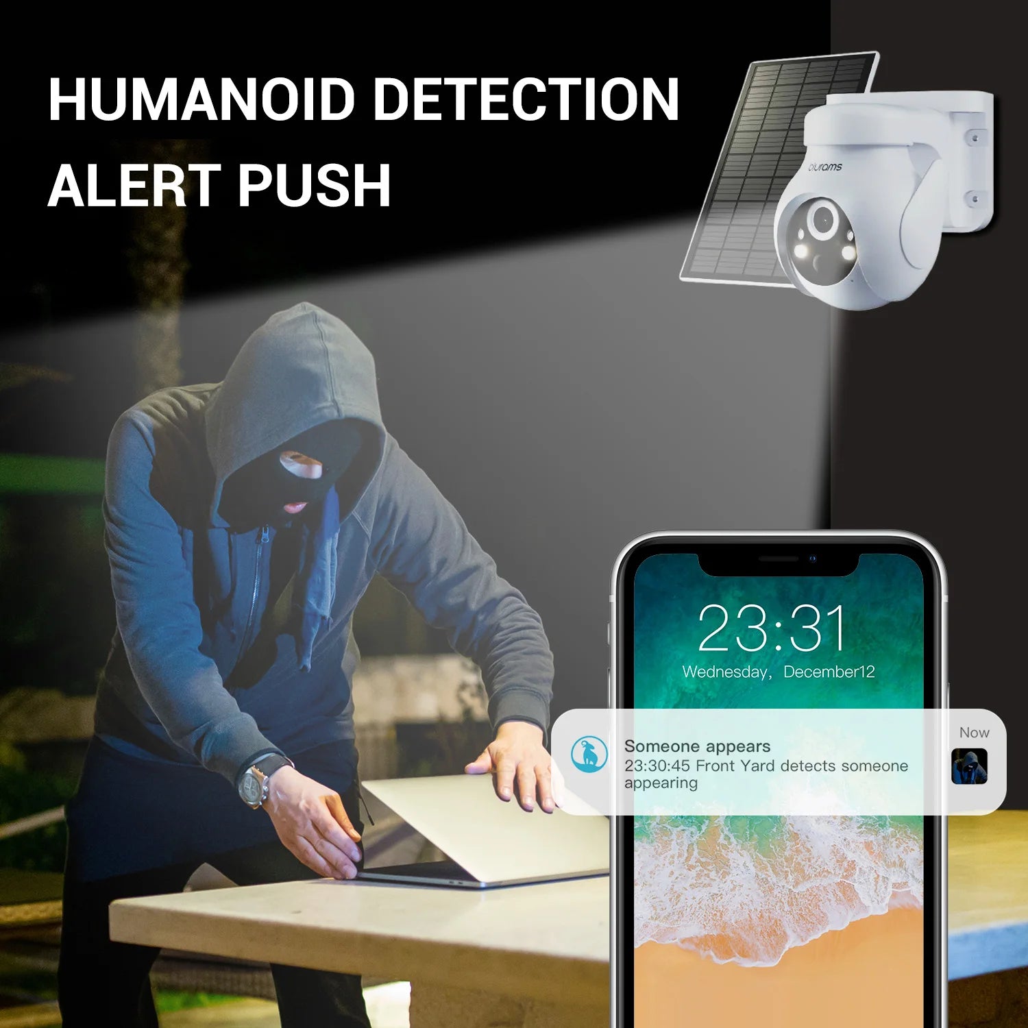 Blurams 2.4G Wi-Fi 2K Outdoor Camera with 360 Degree View - Safety First Gear 25