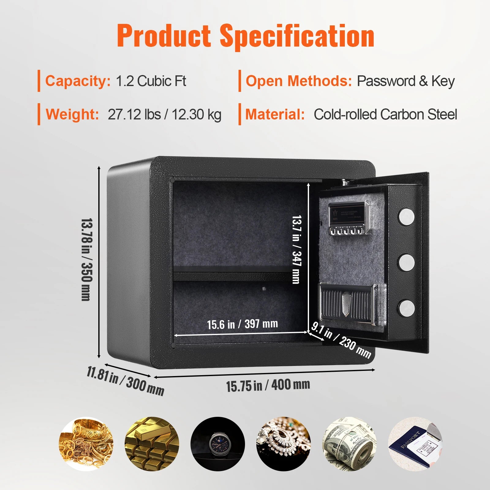 SucceBuy Electronic Safe Deposit Box With Digital Access - Safety First Gear 25