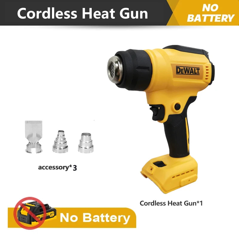 DEWALT DCE530 Cordless Heat Gun 20V 300W High Power - Safety First Gear 25