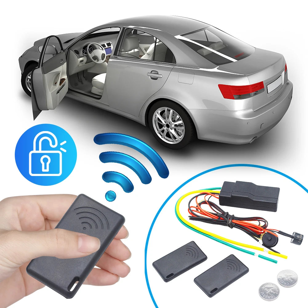 APWIKOGER 12V Auto Intelligent Secret Lock RFID Car Immobilizer