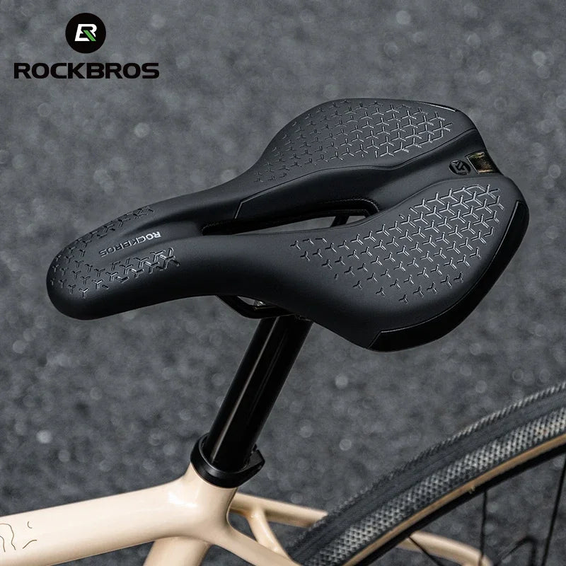 ROCKBROS Bicycle Saddle MTB Road Bike Cushion PU Leather - Safety First Gear 25