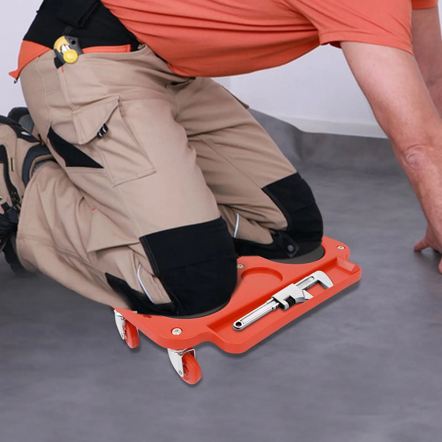 Movable Knee Pad For Car Repair And Kneeling Comfort - Safety First Gear 25