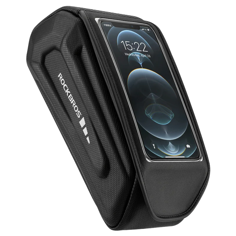 RockBros 1.7L Bike Phone Bag Waterproof Front Frame Case - Safety First Gear 25