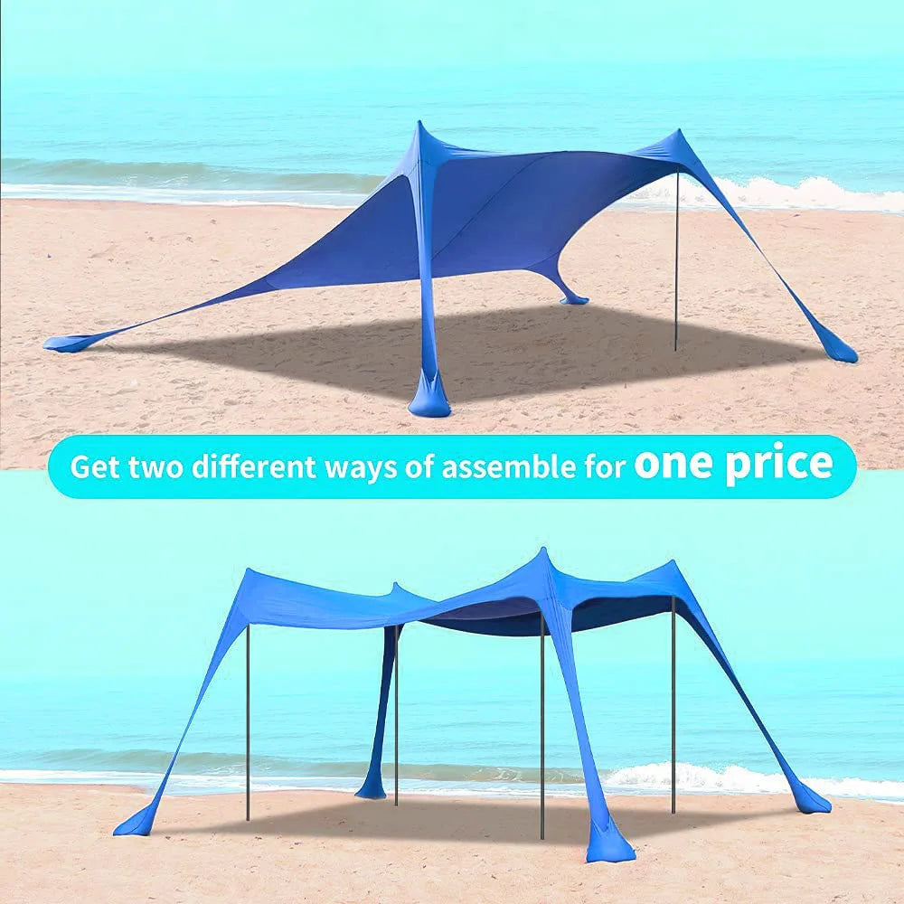 Building Canopy Tent Outdoor Lawn Shelter Sun Protection - Safety First Gear 25