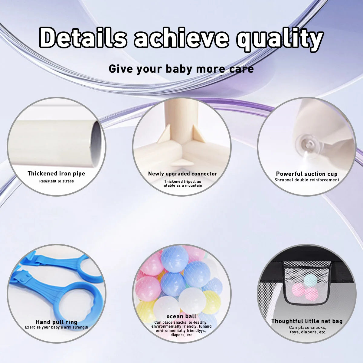 Indoor Baby Playpen Safety Barriers For Kids Activity Gym - Safety First Gear 25