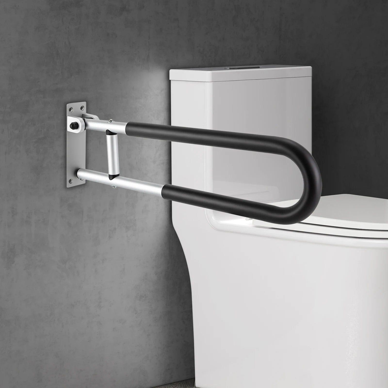Foldable Shower Handrail Grab Bar for Safety Support - Safety First Gear 25