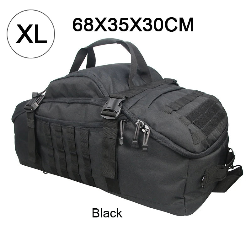 QCN Molle Tactical Travel Duffle Bag Gym Camping