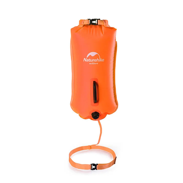 Naturehike Inflatable Swimming Buoy Waterproof Dual Airbag Flotation Dry Bag - Safety First Gear 25