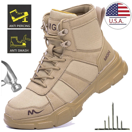 Indestructible Steel Toe Work Boots for Men and Women - Safety First Gear 25