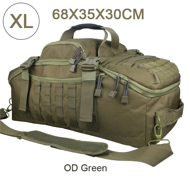 QCN Molle Tactical Travel Duffle Bag Gym Camping