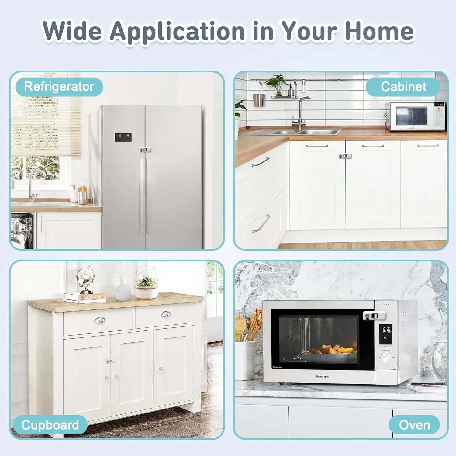 Function Childproof Refrigerator Locks For Kids Safety - Safety First Gear 25