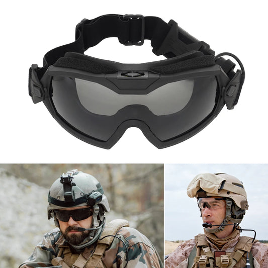 Hign Concerned Airsoft Protective Goggles With Micro Fan - Safety First Gear 25