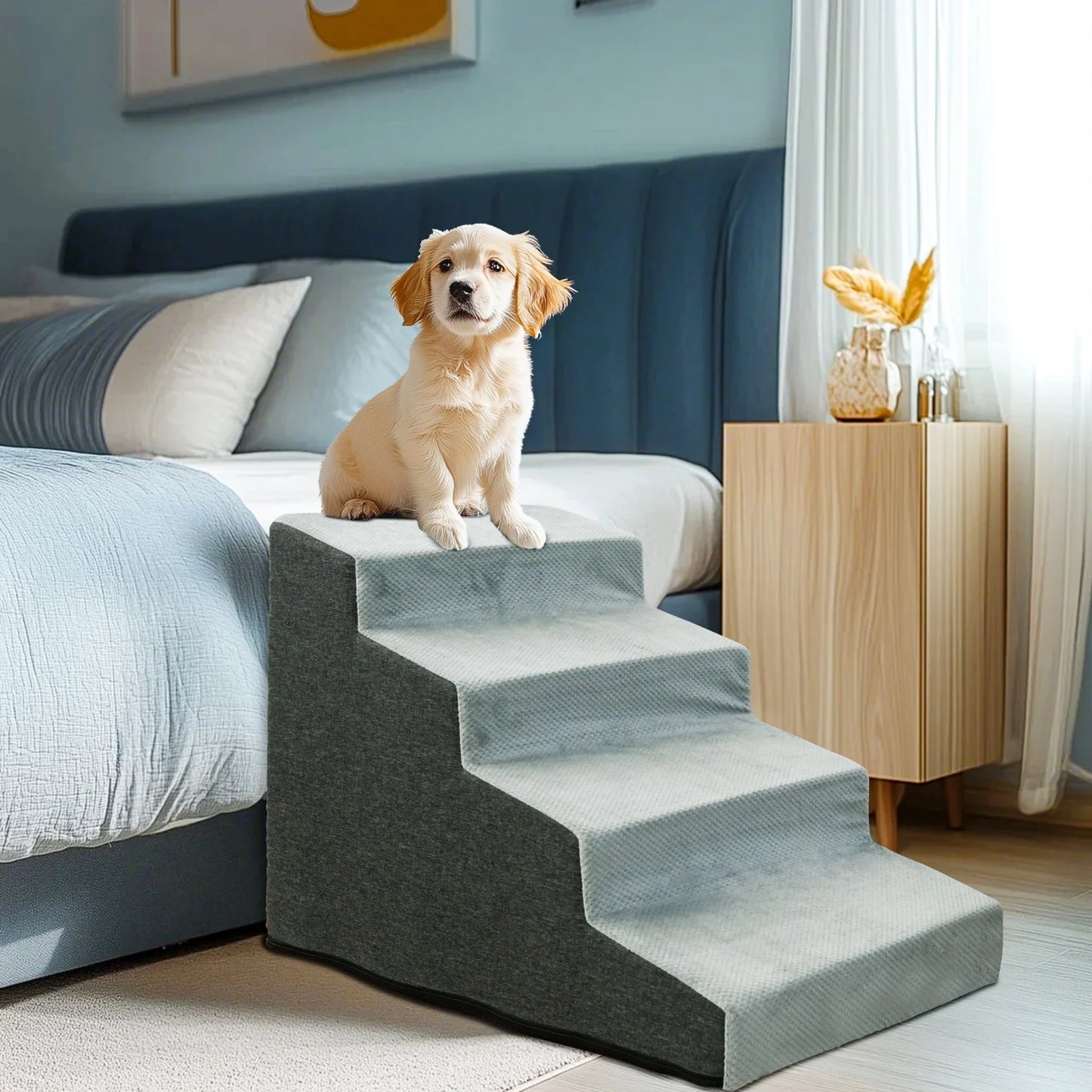 Dog Door Foam Dog Stairs For Sofa Bed Non Slip - Safety First Gear 25