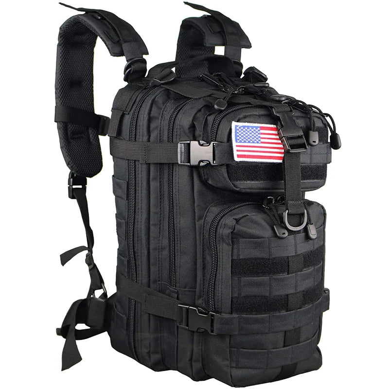 LQARMY Tactical Backpack MOLLE Assault Rucksack For Travel - Safety First Gear 25