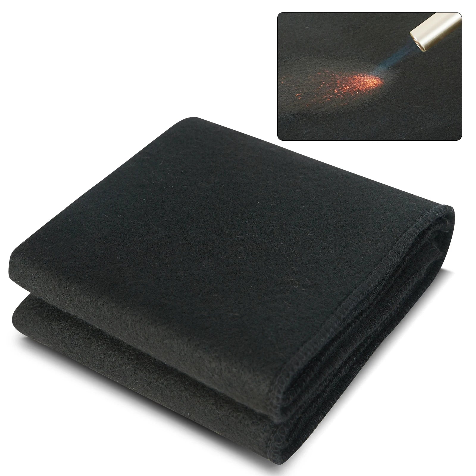 SucceBuy Carbon Felt Welding Blanket Heat Resistant Insulation Mat - Safety First Gear 25