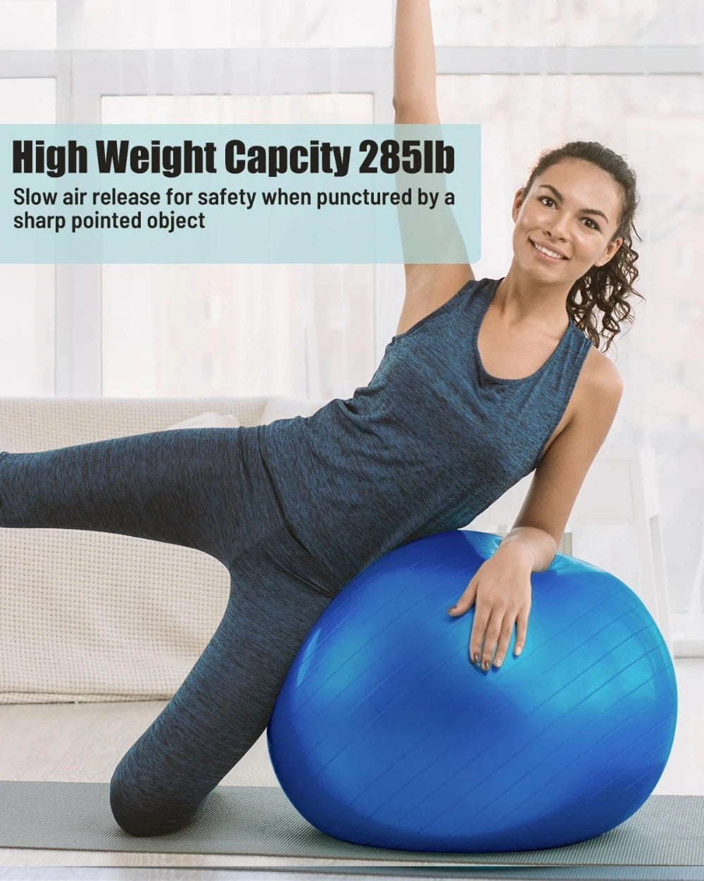 Hign Concerned Yoga Ball Explosion Proof Stability Ball - Safety First Gear 25