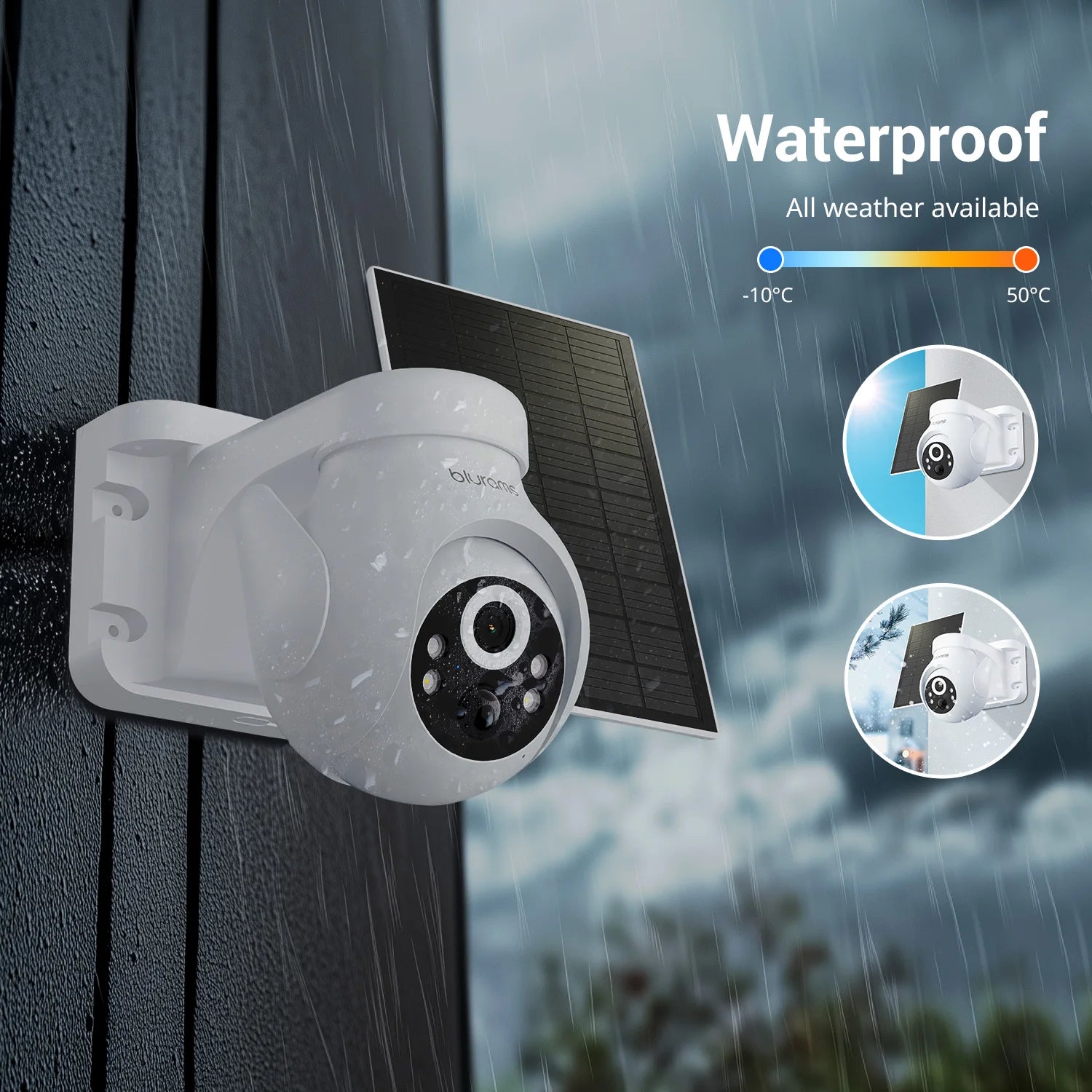Blurams 2.4G Wi-Fi 2K Outdoor Camera with 360 Degree View - Safety First Gear 25