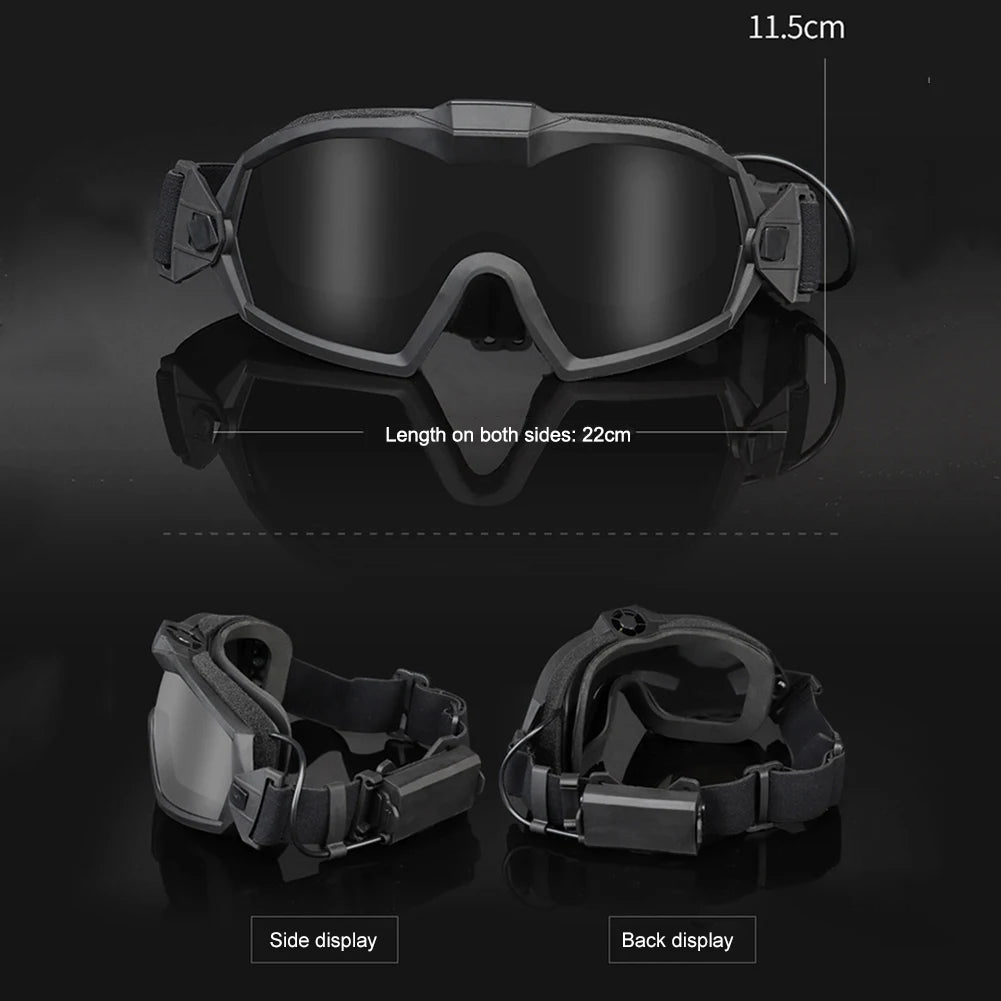 Hign Concerned Airsoft Protective Goggles With Micro Fan - Safety First Gear 25