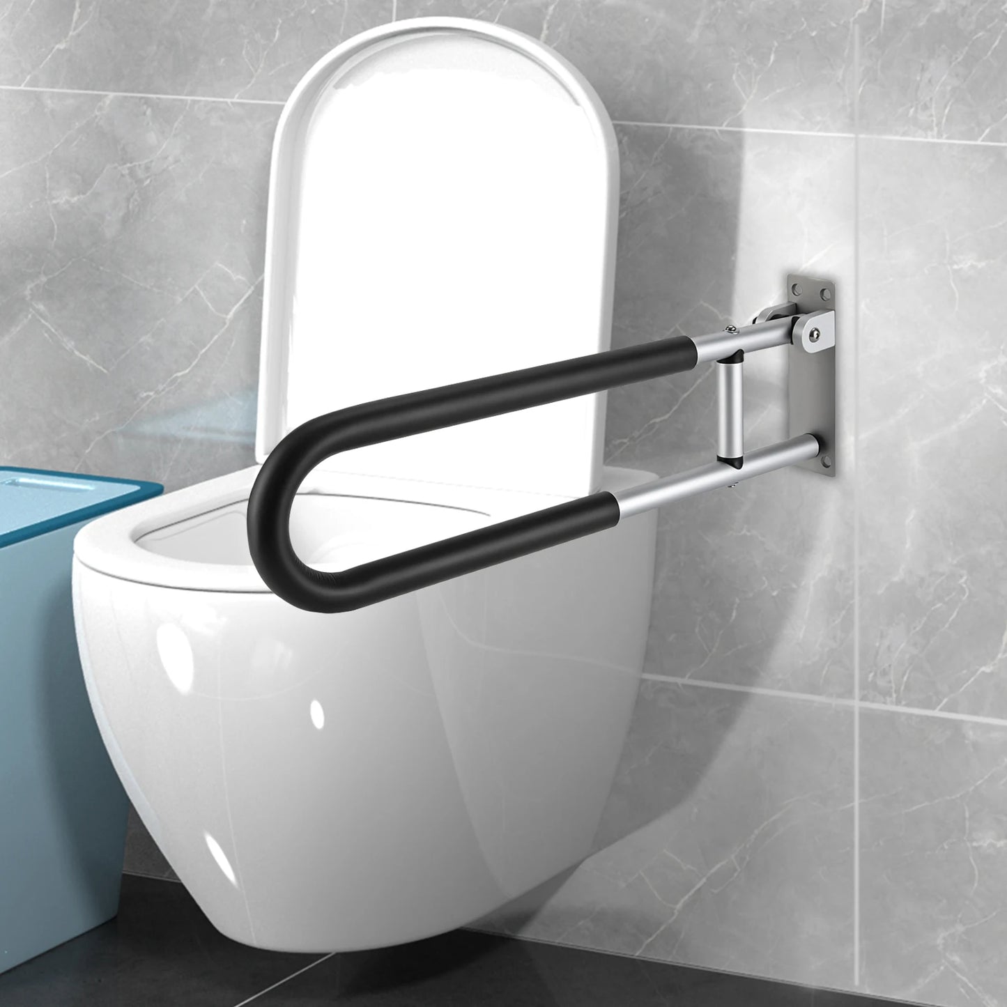 Foldable Shower Handrail Grab Bar for Safety Support - Safety First Gear 25
