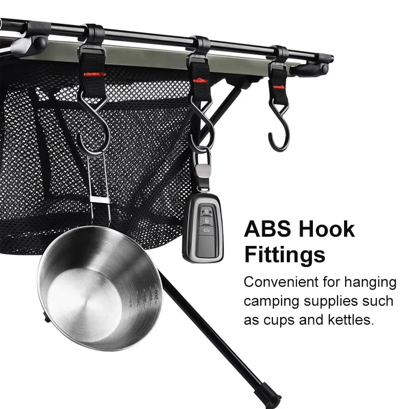 West Tune Folding Camping Table Aluminum Lightweight Portable Mesh Bag - Safety First Gear 25