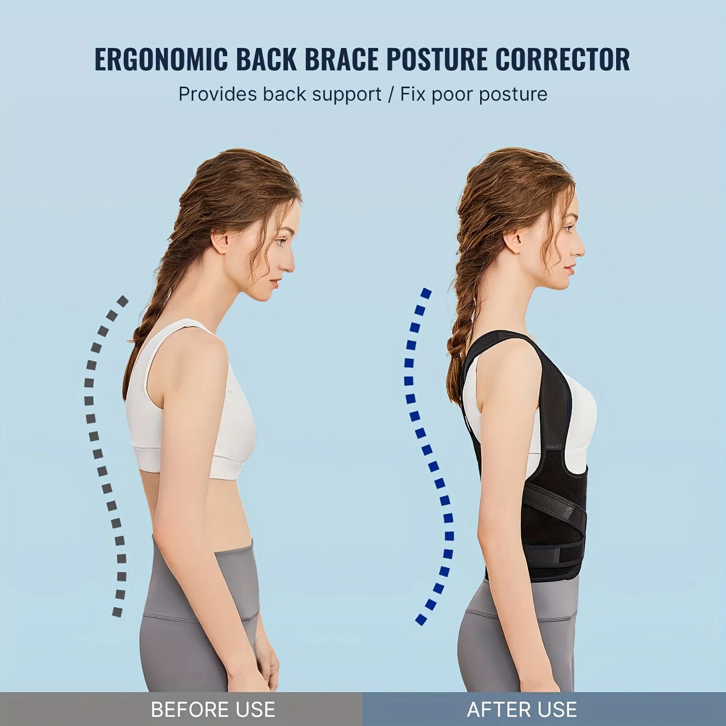 Hign-concerned Back Posture Corrector Unisex Support - Safety First Gear 25