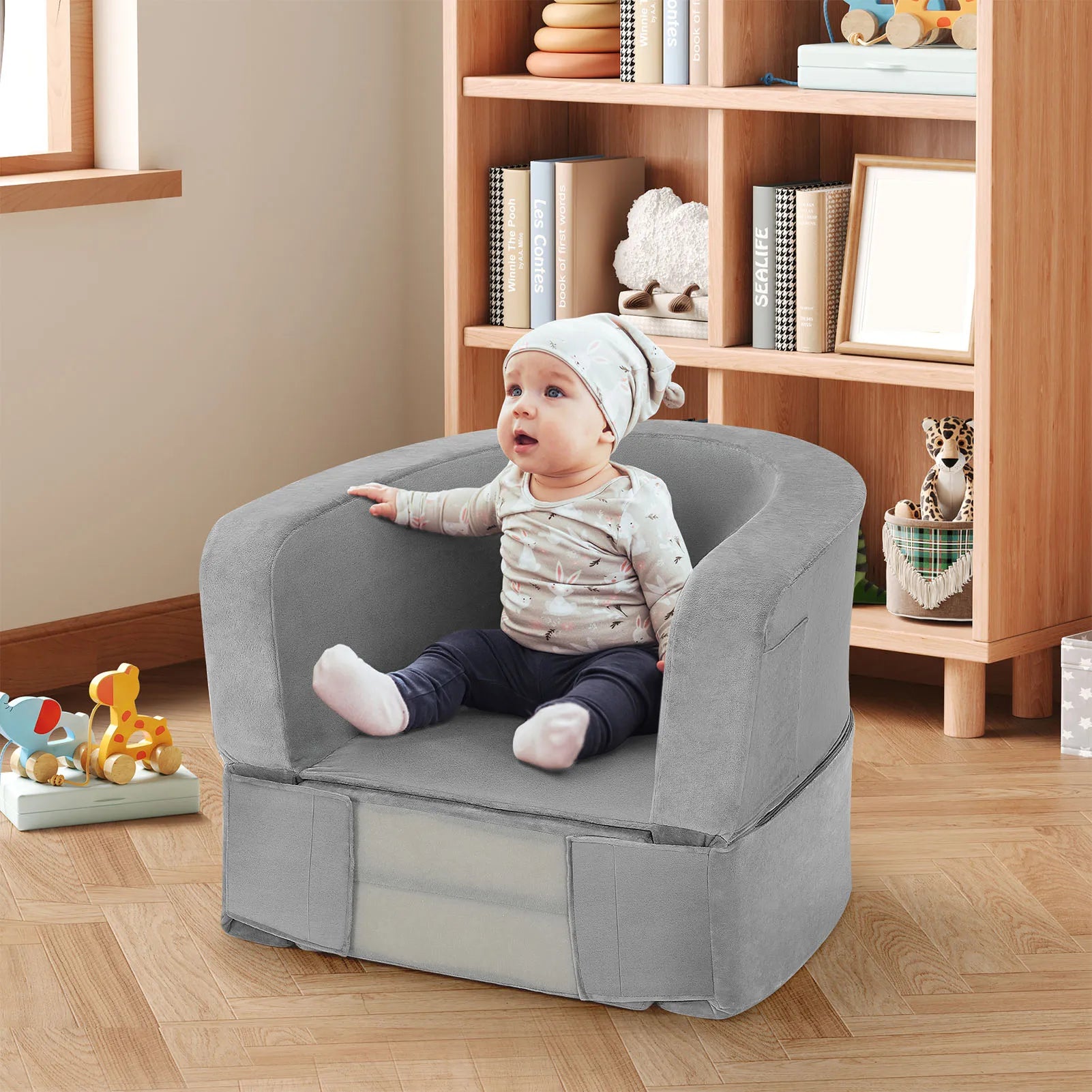 Hign Concerned Baby Folding Sofa Bed Skin Friendly Sponge - Safety First Gear 25