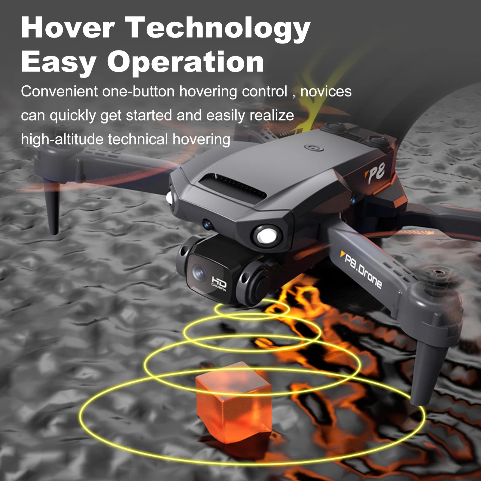 4K Camera RC Drone with Obstacle Avoidance and Gesture Control - Safety First Gear 25