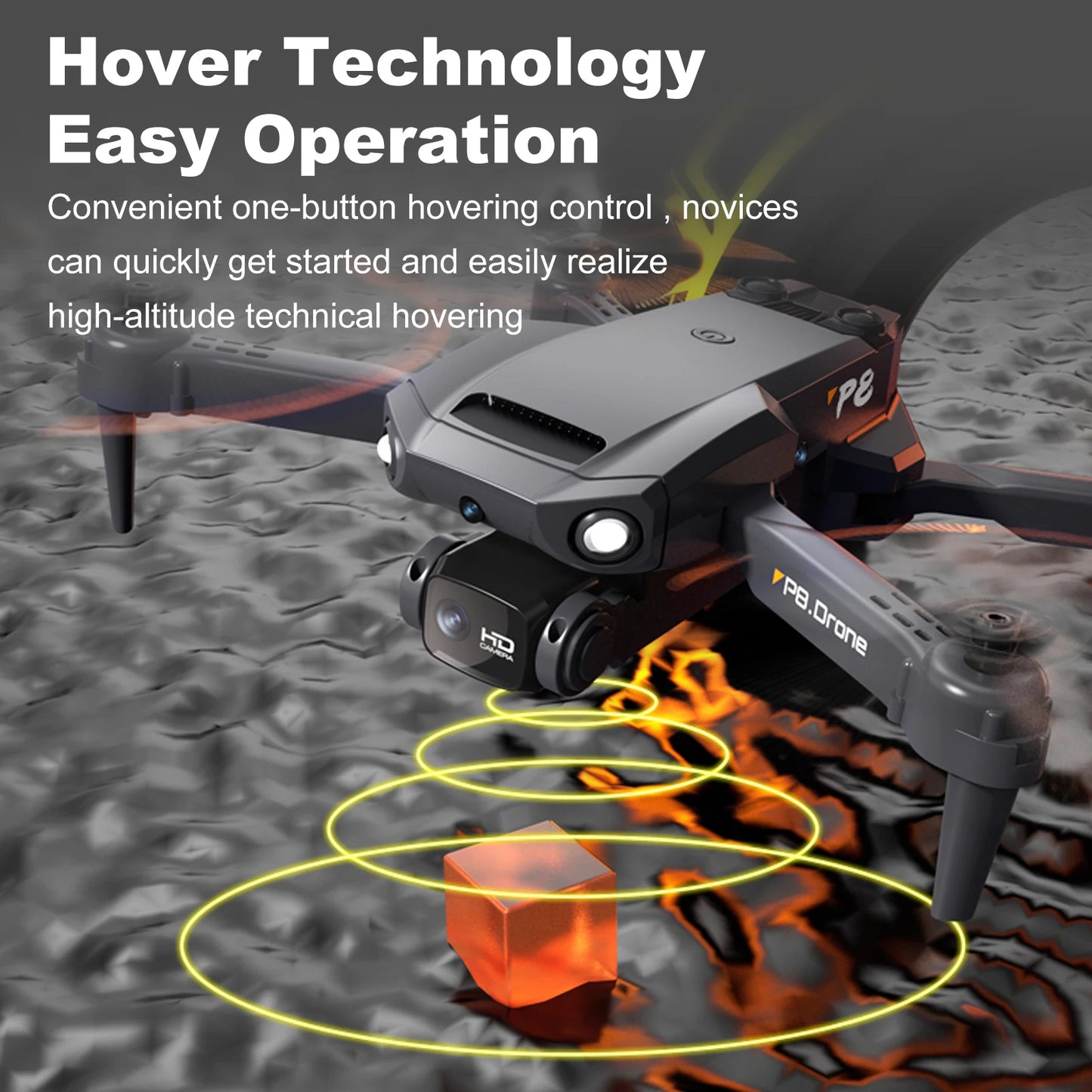 4K Camera RC Drone with Obstacle Avoidance and Gesture Control - Safety First Gear 25
