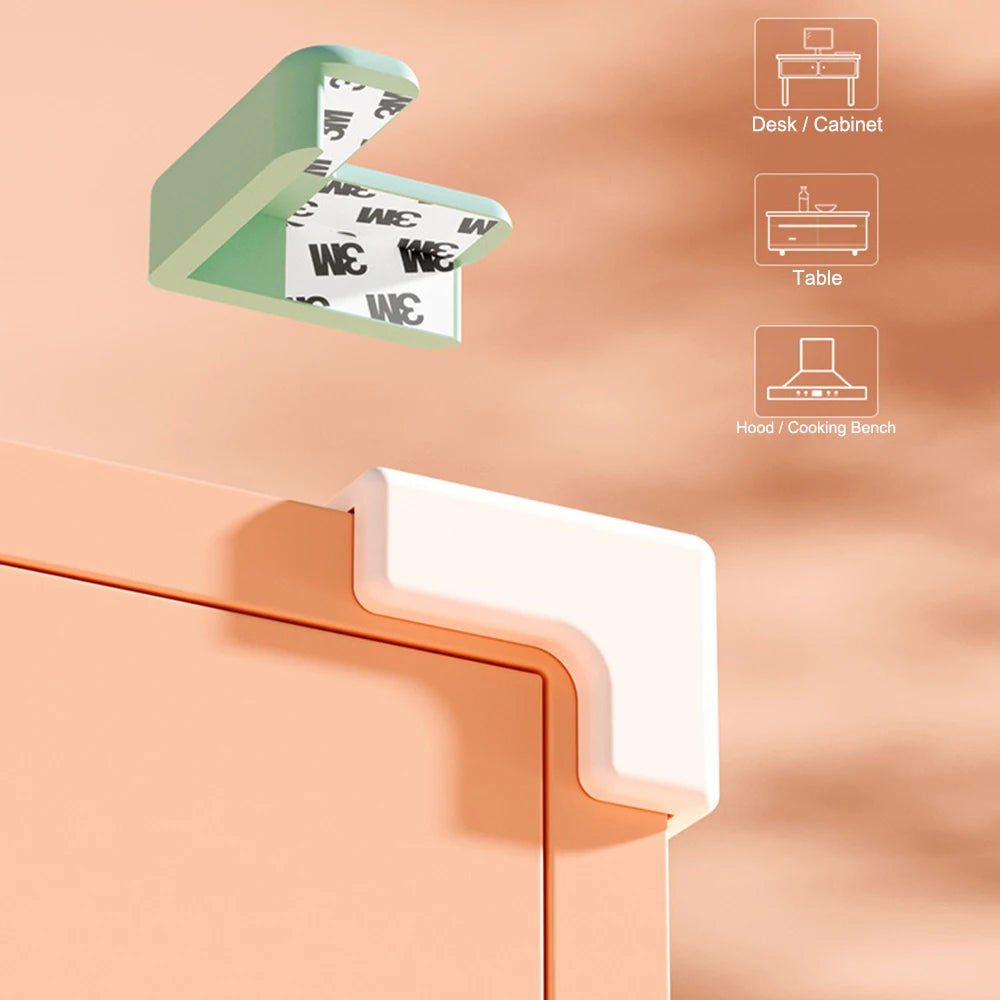 Feature Edge Corner Guards Silicone Safe Baby Safety L Shape - Safety First Gear 25