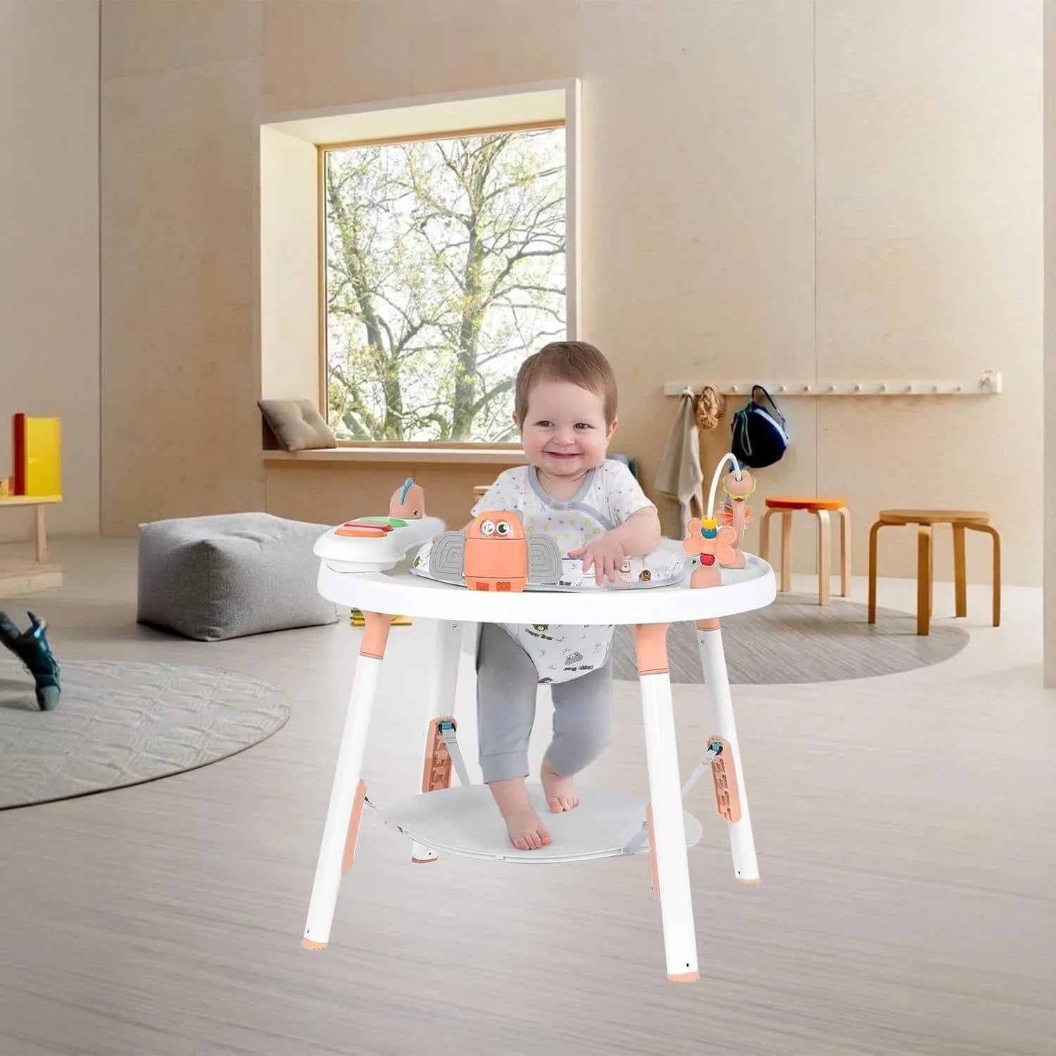 Ubravoo 3 In 1 Baby Activity Center With Detachable Toys - Safety First Gear 25