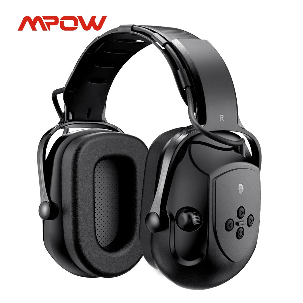 Mpow Bluetooth Noise Reduction Ear Muffs for Hearing Protection - Safety First Gear 25