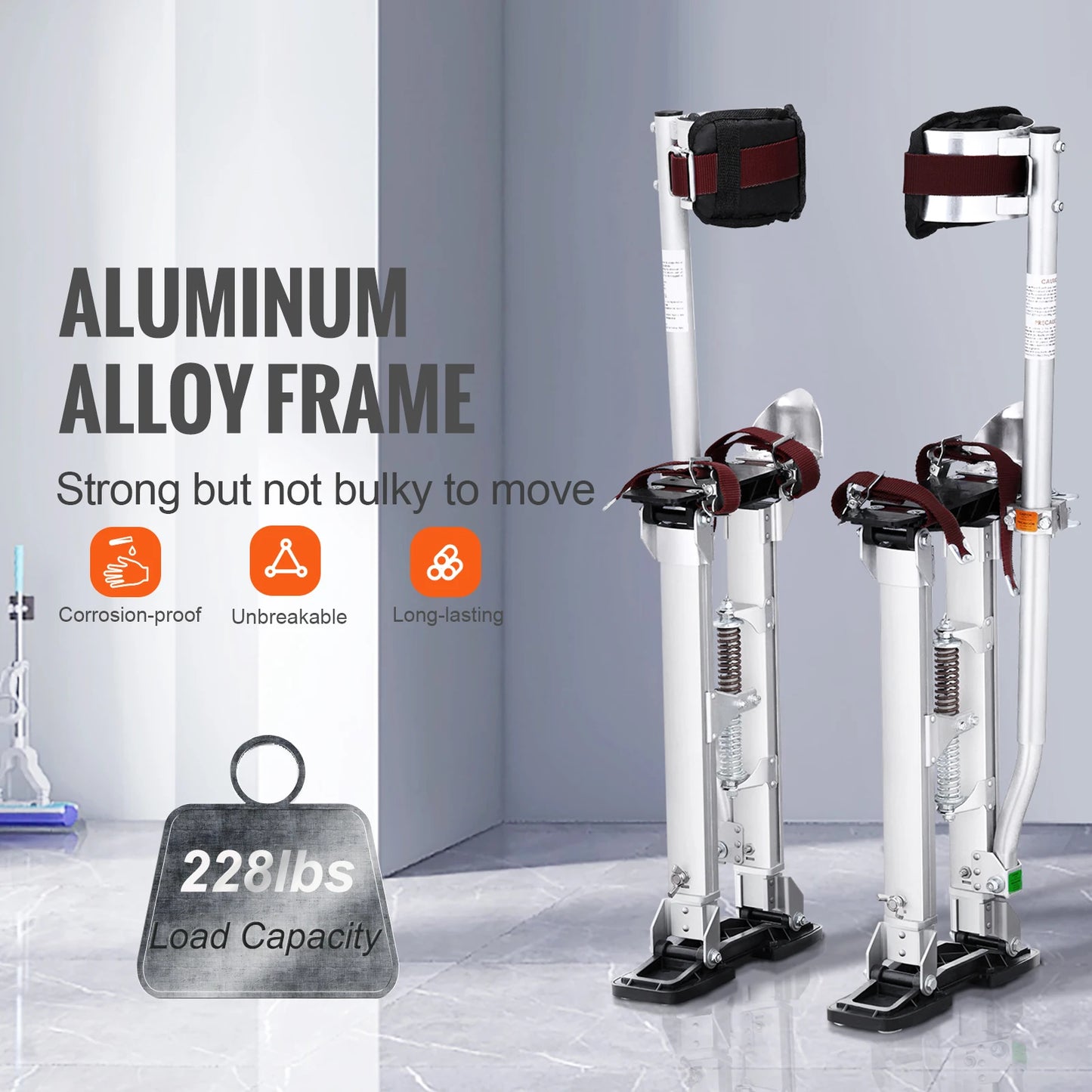 SucceBuy Drywall Stilts With Protective Knee Pads Professional Grade