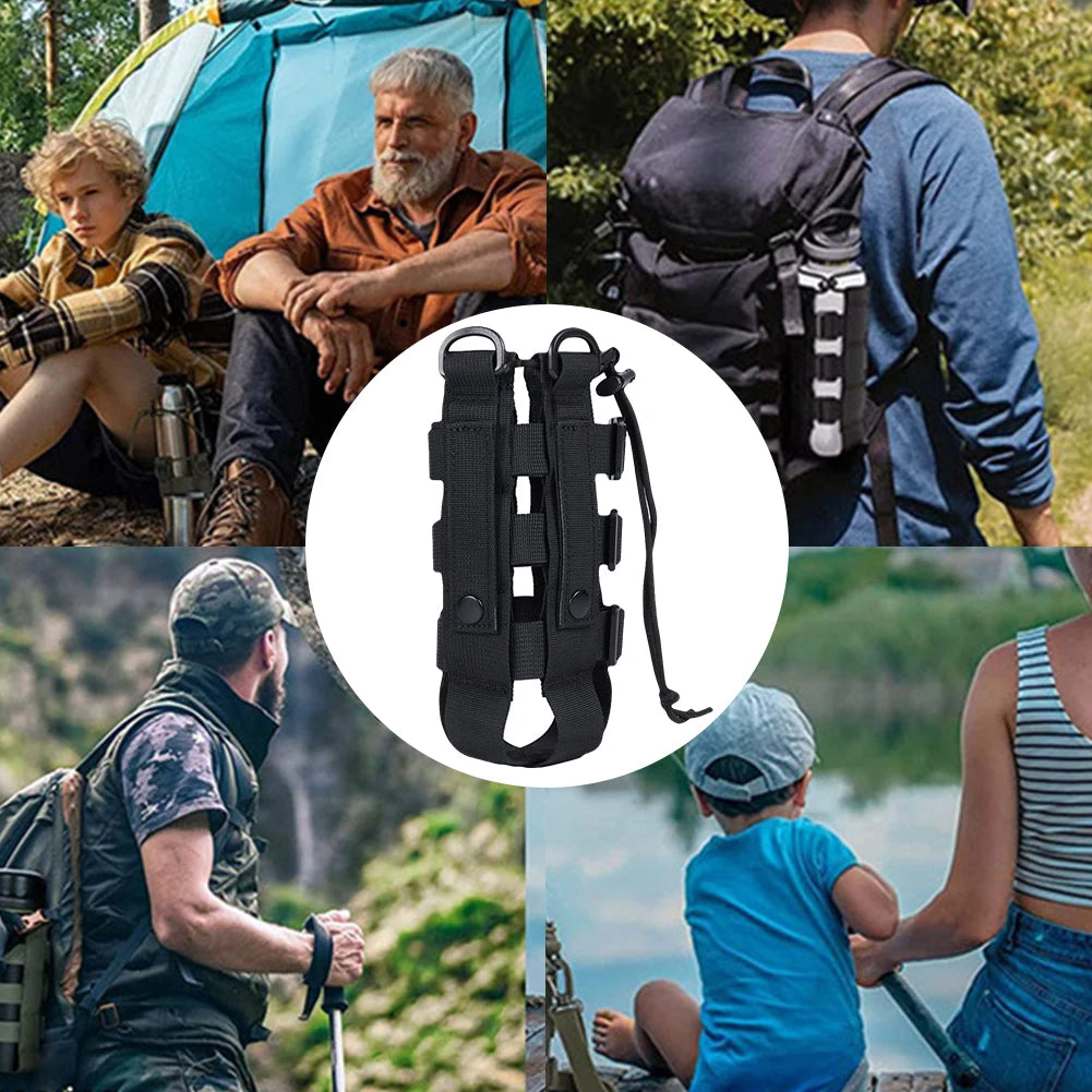 Camping Water Bottle Holder Pouch Multi Purpose Carrier