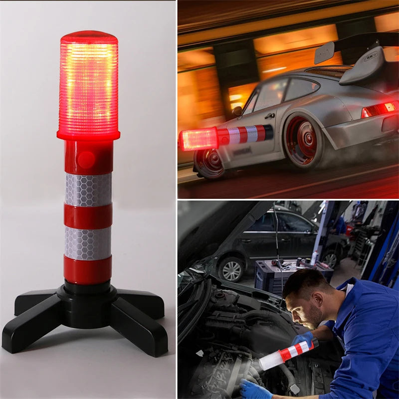 Hign-concerned LED Magnetic Flashlight Emergency Flares - Safety First Gear 25