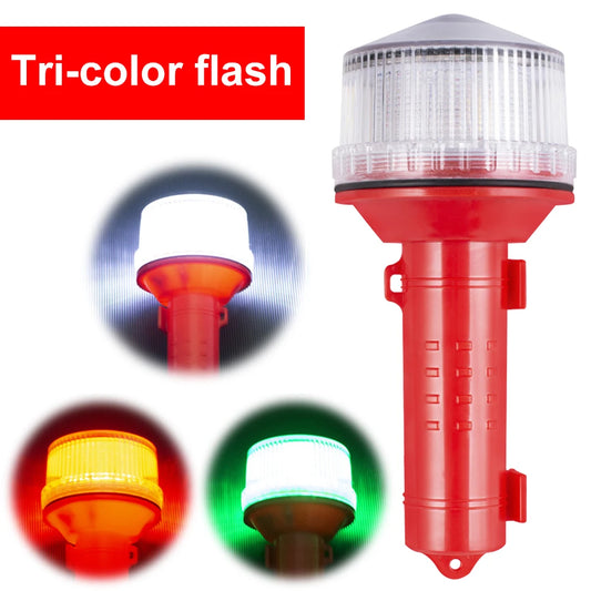 Solar Charging LED Marine Signal Light for Boats and Anchors - Safety First Gear 25