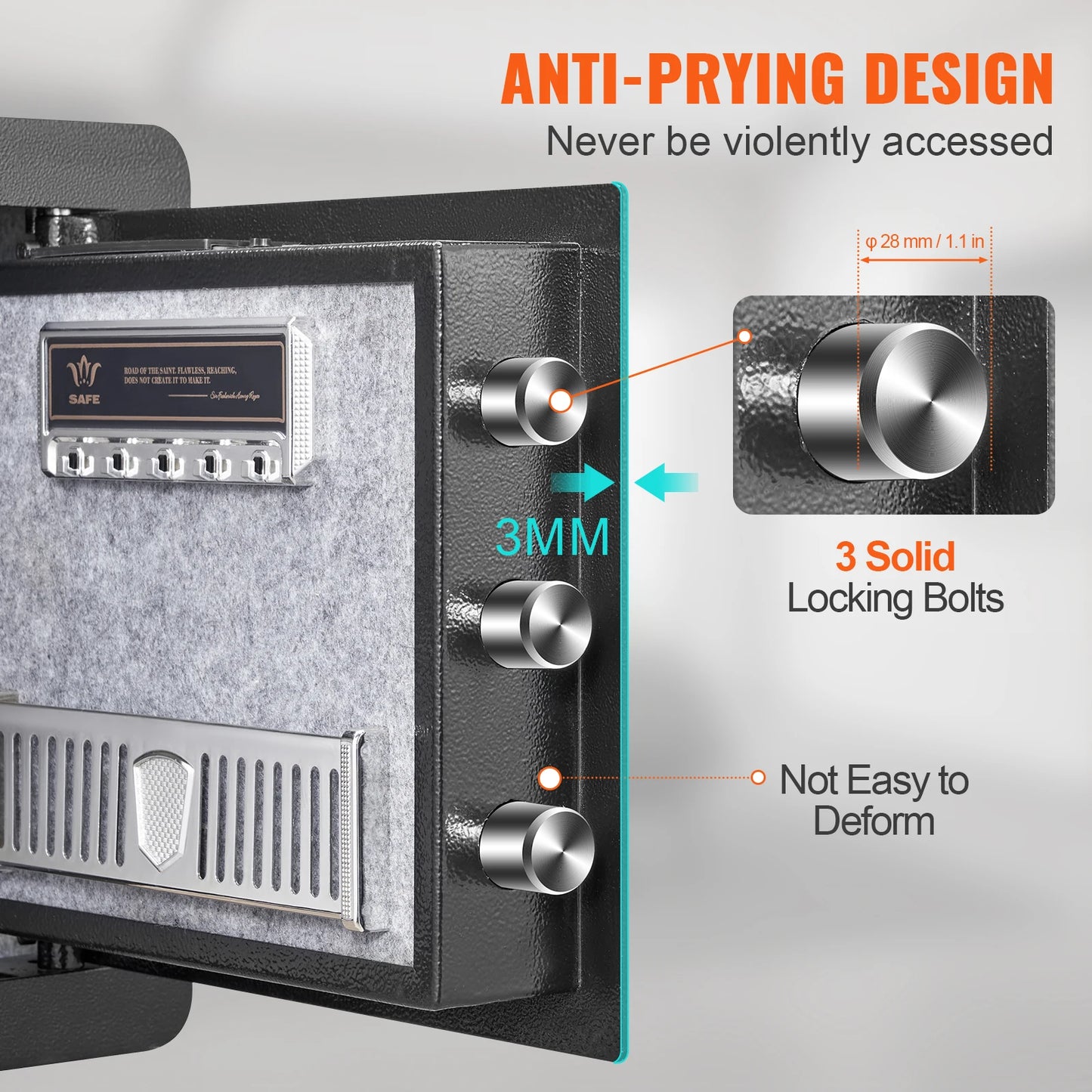 SucceBuy Electronic Safe Deposit Box With Digital Access - Safety First Gear 25