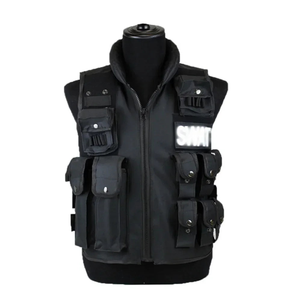 Hign-concerned SWAT Multi Pockets Tactical Vest For Outdoor - Safety First Gear 25