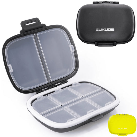 Daily Pill Organizer for Easy Medication Management and Travel - Safety First Gear 25
