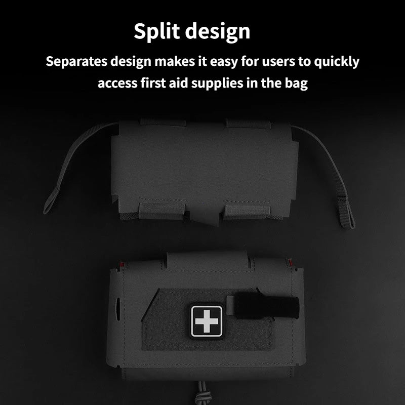MD2 Compact Trauma Kit IFAK First Aid Pouch Outdoors - Safety First Gear 25