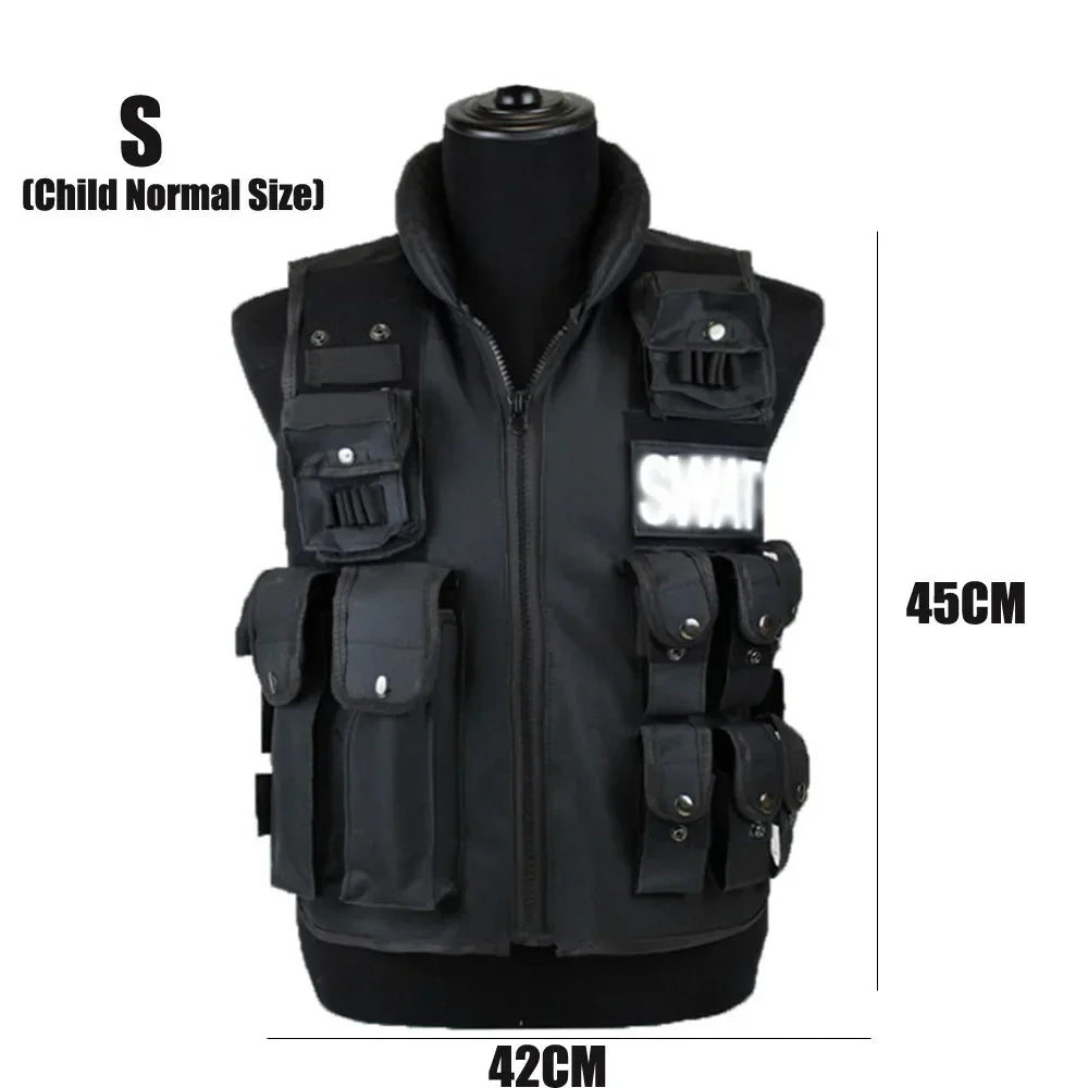 Hign-concerned SWAT Multi Pockets Tactical Vest For Outdoor - Safety First Gear 25