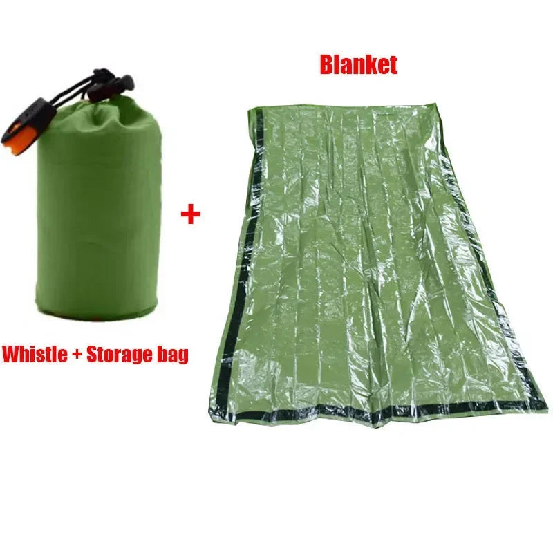 Portable Waterproof Emergency Survival Sleeping Bag Mylar Blanket - Safety First Gear 25