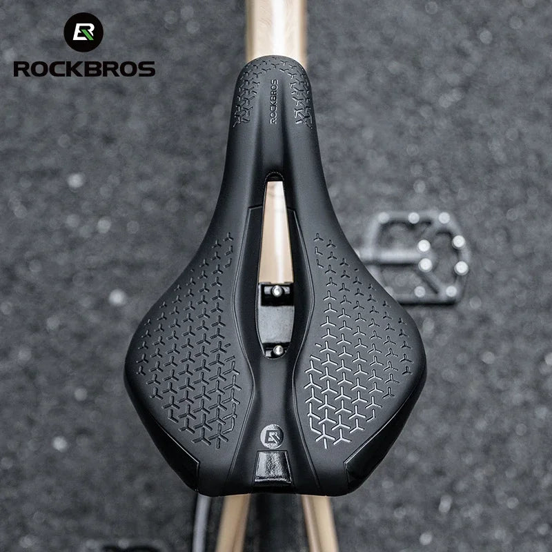ROCKBROS Bicycle Saddle MTB Road Bike Cushion PU Leather - Safety First Gear 25
