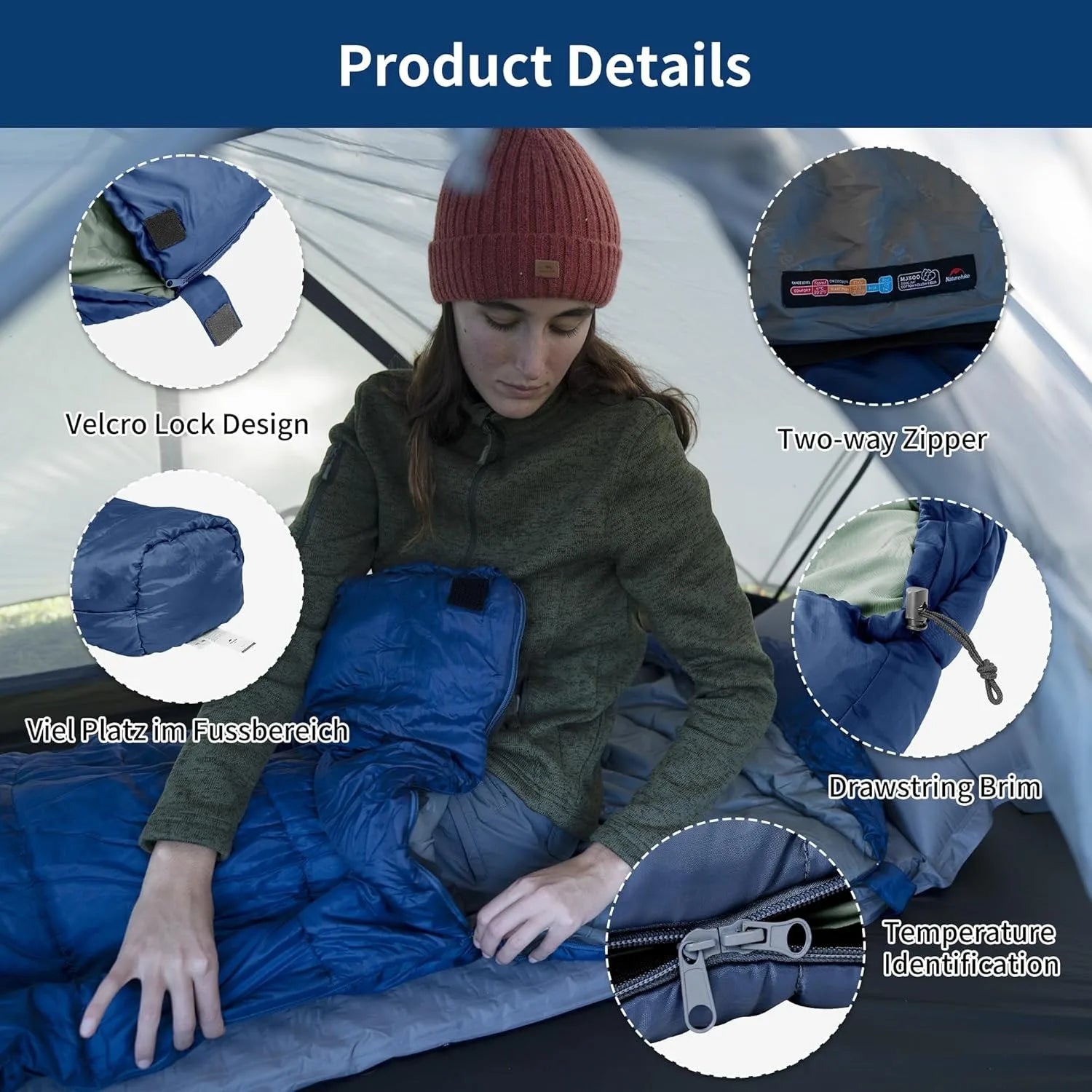 Naturehike Mummy Sleeping Bag Ultra Winter Warm Outdoors - Safety First Gear 25